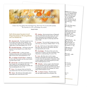  My ABC's of Thankfulness PDF